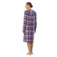 thumbnail image 4 of Aria Women’s Long Sleeve Strech Velour 44" Sleepwear Gown, Sizes S-4X, 4 of 5