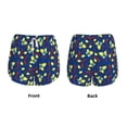 thumbnail image 5 of Lsque Lemons And Chili Printed Women's Running Shorts with Liner Pockets,Elastic Quick Dry Workout Athletic Gym Yoga Shorts,Womens High Waist Shorts-Small, 5 of 9