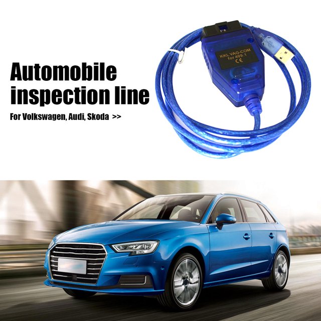 Escáner De Coche Escáner de coche VAG-COM 409.1 USB a OBD2 para cable de diagnóstico Audi/Seat OBD II Sywqhk Accesorios para autos y motos