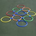 thumbnail image 5 of Linyer Bonrich Hopscotch Game Circle Set Jumping Rings Outdoor Children Jump Circle Physical Training Fun Games Toys random color 38cm, 5 of 8