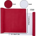 thumbnail image 2 of DIY Imitation Linen Fabric with Paper Back for Book Binding Velvet box Making Dark Red 300x1300mm, 2 of 9