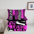 thumbnail image 5 of Erosebridal Animal Pattern King Size Comforter Sets,Chic Leopard Comforters King Size,Black Reversible,3-Piece,1 Comforter and 2 Pillowcases, 5 of 7