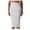 White, variant on Mrat Skirts for Women Women's High-Waisted Skirt Casual Sports High-Elastic Skin-Friendly Mid-Length Slit Yoga Dress Skirts for Women S-136 Black S