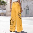 thumbnail image 4 of WILLBEST Pantalones Casuales para Mujer, Holgados, de Pierna Recta, Cómodos, con Cintura Elástica, para Uso Diario, Moda de Primavera y Verano. Extra Grande, 4 of 5