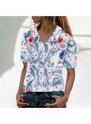 Daytrip Hawaiian Floral Shirt - Women's Shirts/Blouses in Multi