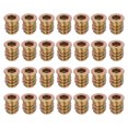 thumbnail image 1 of 28Pcs Threaded Inserts Nuts, M6x13mm Hex Socket Drive Nut Inserts for Wood, 1 of 6
