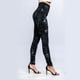 thumbnail image 4 of Gibobby Leggings térmicos mujer Pantalones de yoga adecuados para mujeres Pantalones vaqueros elásticos Leggings Estampado de rayas térmicas Imitación de mezclilla(Negro,XG), 4 of 5