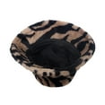 thumbnail image 4 of ZUARFY Retro Zebra Striped Fall Winter Hat Plush Hat Outdoor Trend Fisherman Cap for Women Casual Winter Warm Fluffy Bucket Hat, 4 of 17