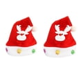thumbnail image 3 of Vikakiooze 2022 Adult fashion green red christmas hat santa hat Christmas Decorations, 3 of 6