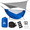 Blue-Hammock + Rain Fly Tarp, variant on Black Hammock Underquilt Full Length Lightweight Warm Camping Quilt