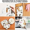 thumbnail image 7 of Kitchen Towels Love Cat Flowers Pattern Cleaning Towel Absorbent Hand Towels Tea Towels for Home Restaurant Dish Clean 28" x 18", 6PCS, 7 of 7