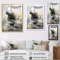 thumbnail image 4 of Designart "Humble Grey Manatee I" Manatee Wall Art Living Room, 4 of 7