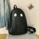 thumbnail image 1 of Mochilas de Halloween fantasma japonesas divertidas mujeres hombres estudiante escuela bolsas (negro) Likrtyny Para estrenar, 1 of 9