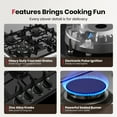 thumbnail image 4 of GASLAND GH60EF 24" Built-in Gas Stove Top, Black Ename Gas Cooktop with Griddle, 4 Sealed Burners, ETL, 4 of 9