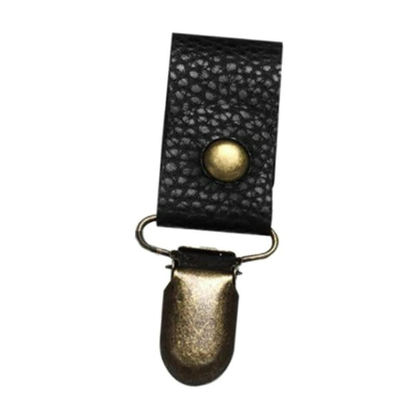 Clips para sombreros, bolsos, mascarillas, bufandas, pinzas para llevar, clip de pato para exteriores Negro
