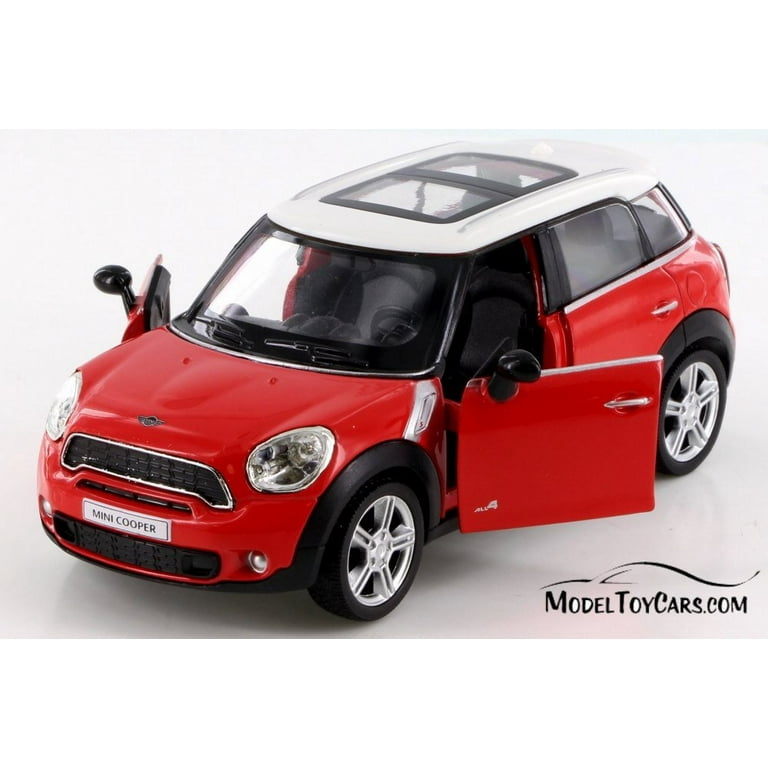 RMZ City Mini Cooper S Countryman, Red Diecast Model Toy Car with