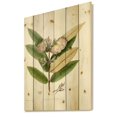 thumbnail image 2 of Designart 'Ancient Blossoming Flower II' Traditional Print on Natural Pine Wood, 2 of 5