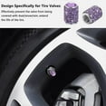 thumbnail image 4 of Beautiful More Color 4pcs/set Bling Sparkle Tire Stem Valve Caps Universal Car Dustproof Tire Valve Caps For Car Suv Motorcycleyangcheng, 4 of 5