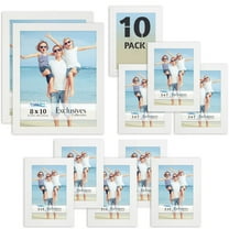Icona Bay Mixed Sizes White Picture Frames, 10 Pack, Exclusives Collection (US Company)