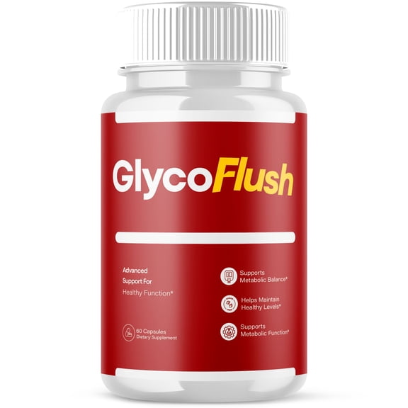 GlycoFlush Blood Balance Support Pills Advanced Formula Vitamin Supplement Glyco Flush 60 Capsules