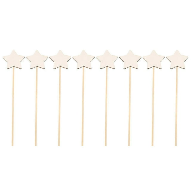 8 Pcs Diy Fairy Wand Handmade Wooden Fairy Wand Sticks Diy Painting Fairy Wands