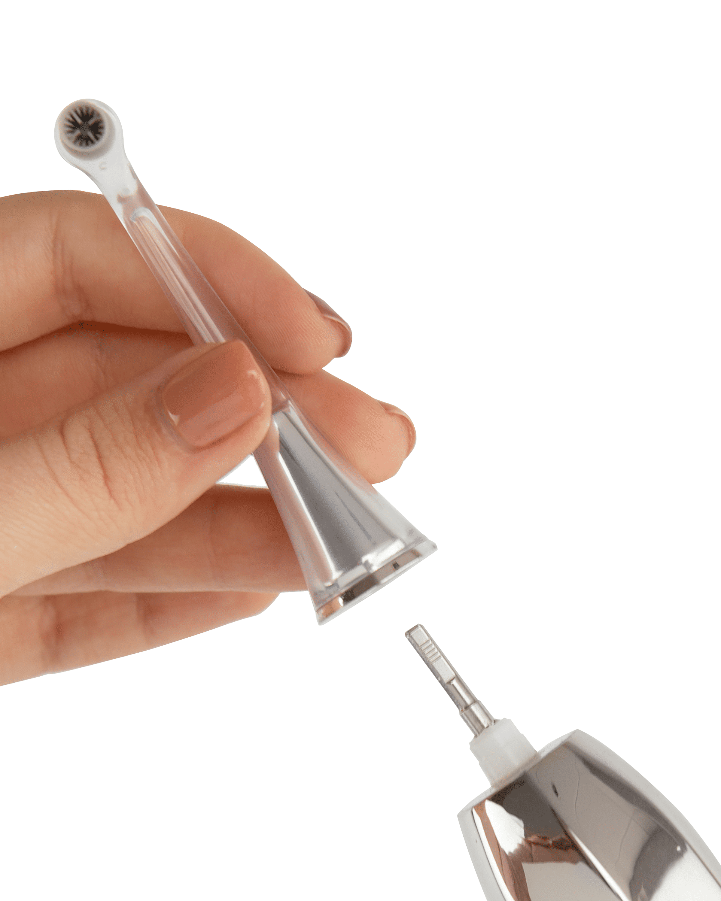 Supersmile Zina45 Replacement Polishing Head, Silicone Cup, Silver