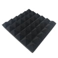 thumbnail image 2 of Silenciador autoadhesivo de algodón insonorizado con absorción de sonido piramidal para estudio de grabación en interiores, KTV, tablero insonorizado ignífugo para pared, 2 of 4