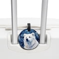 thumbnail image 3 of Starry Polar Bear 2pcs PU Leather Round Bag Tags Suitcase Handbag Tags with Privacy Cover and Name ID Tag for Travel Luggage, Handbags, Backpacks, School Bags, 3 of 6