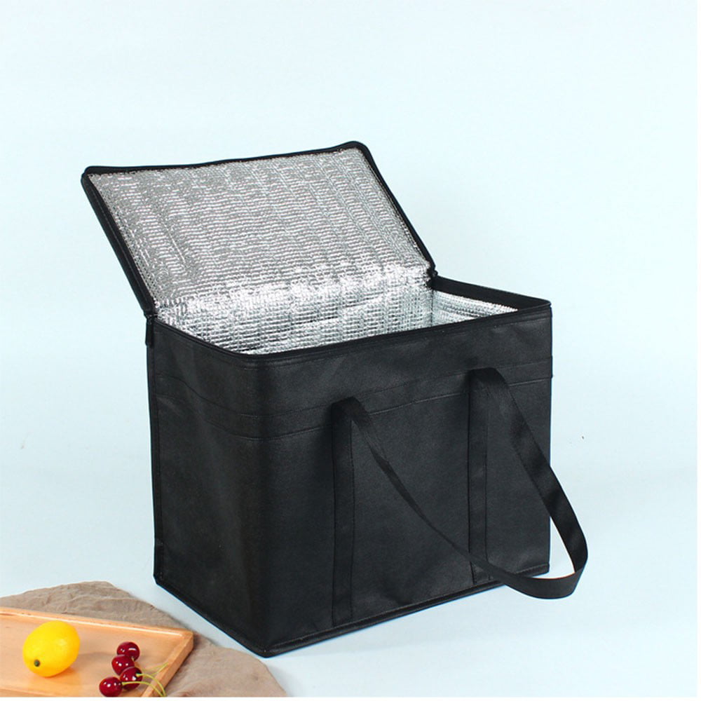 Portable Insulated Reusable Grocery Bag Thermal Cooler Food Picnic Bag Tote Bag 