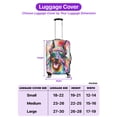 thumbnail image 5 of Hippie Doberman Pinscher Portrait Watercolor Tie-Dye Vintage Styles Travel Luggage Cover Doberman Dog Lover Gifts Suitcase Dust Protective Decor - 00014, 5 of 5