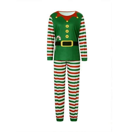 

Merqwadd Family Matching Christmas Pajamas Women Cotton Jammies Men Clothes Sleepwear Long Sleeve Pjs
