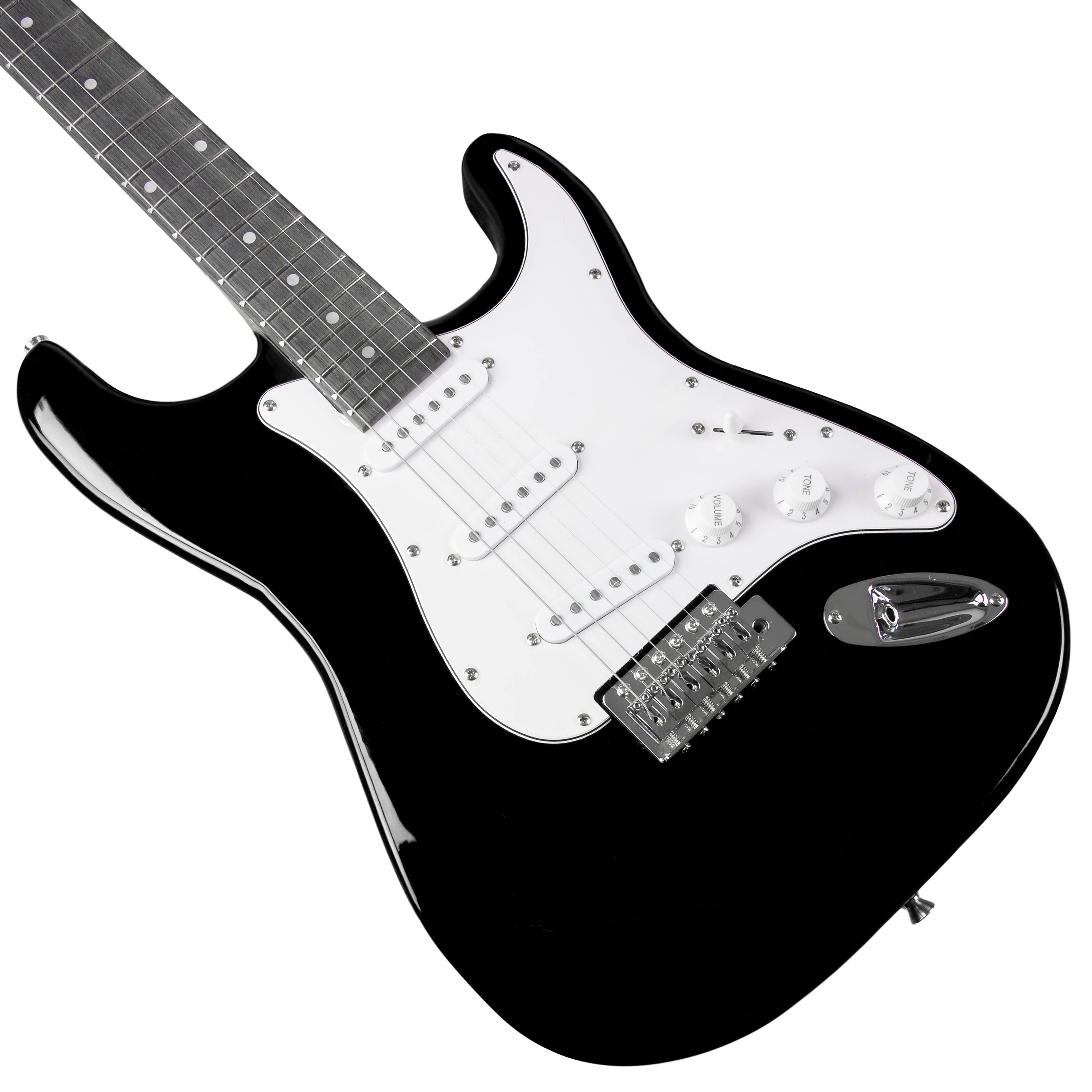 RockJam Right-Handed Solid Body Electric Guitar Black photo 2