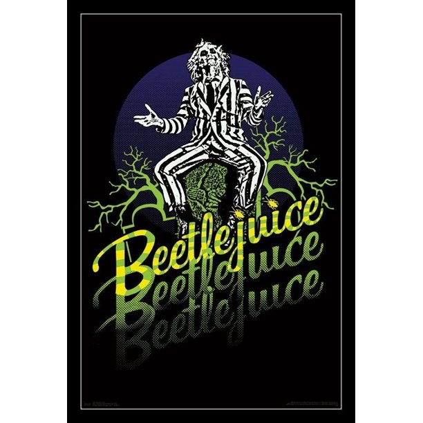 Beetlejuice Neon Poster Print Walmart Com Walmart Com