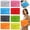 A, variant on Homelyt Expanding File Folder Portable Document Folder Buckle Closure Solid Color Clean Storage Organizer for Study Materials Stationery Classified Filing