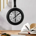 thumbnail image 3 of AURARMLET 1Set Kitchen Theme Black Metal Hanging Clock Round Frying Pan Wall Clock Silent Sweep, 3 of 8