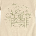 thumbnail image 3 of Winnie the Pooh - Sitting on the Fence - Youth Girls Fitted Short Sleeve T-Shirt, 3 of 5