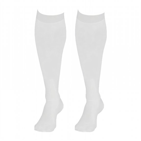 AUQ 2Pairs Compression Socks,Sports Support Compression Socks Men,Durability and Shape Retention Compression Stockings for Women,White,S/M