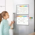 thumbnail image 6 of Magnetic Dry Erase Chore Chart, Monthly Calendar Set - 14.5"x11" Monthly Calendar, Chore Board for Fridge - 6 Extra Fine Point Markers Included - Shipped Flat, 6 of 7
