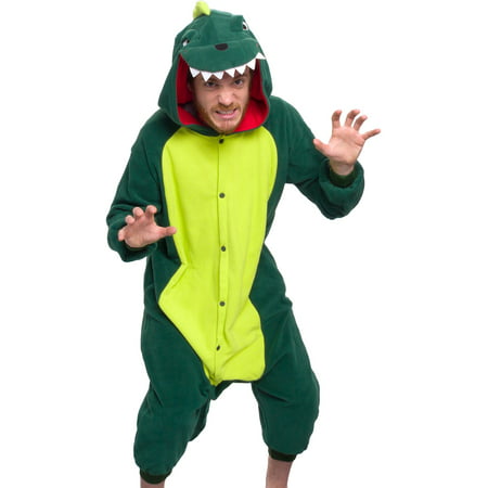 SILVER LILLY Unisex Adult Plush Animal Cosplay Costume Pajamas (Dinosaur)