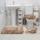 thumbnail image 3 of Conjunto de Alfombras de Baño de Chenilla de 3 Piezas con Respaldo Antideslizante y Cont, 3 of 6