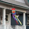 thumbnail image 3 of Paquete de 3 banderas del orgullo gay, bandera del orgullo, bandera de manga de viento, bandera de arcoíris LGBT, decoración colgante de manga de viento de arco iris al aire libre, impermeable, 3 of 5