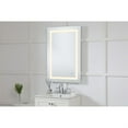 thumbnail image 4 of Helios 24in x 36in Hardwired LED mirror with touch sensor and color changing temperature 3000K/4200K/6400K, 4 of 5