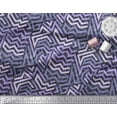 thumbnail image 3 of Soimoi Crepe Silk Fabric Zig Zag Abstract Printed Craft Fabric by The Yard 42 Inch Wide, 3 of 3
