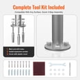 thumbnail image 4 of VEVOR Pool Handrail,36 x 13 inch Pool Railing, Aluminum with Base Plate for Indoor/Outdoor Pools, Humanized Swimming Pool Safety Railing for Decks,Rust-Proof Grab Bar with Accessories for Spas Docks, 4 of 9