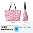 thumbnail image 4 of Fotbe Cute Flamingo Bolsa de Viaje para Playa - Resistente al Agua, Bolsa Tote de Gran Capacidad y Ligera con 7 Bolsillos para Mujeres y Hombres, 4 of 7