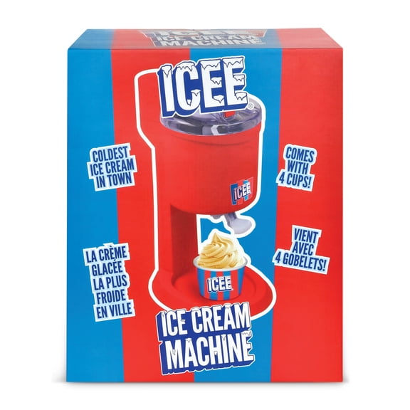 iscream Icee Ice Cream Machine | Make Delicious Soft Serve Ice Cream | Includes 4 Cups