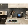 thumbnail image 2 of Scottish Terrier Christmas Elves Glass Cutting Board Large, 2 of 2