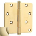 thumbnail image 7 of Baldwin 1440.I 4" X 4" Solid Brass Plain Bearing 1/4" Radius Corner Mortise Door Hinge -, 7 of 7