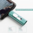 thumbnail image 3 of yvonne Y15D USB2.0 U Disk Telescopic 32GB USB Type-C Micro USB Three Ports OTG Flash, 3 of 8