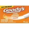 Goodys Extra Strength Headache Powder, Cool Orange Flavor, Dissolve Packs, 4 Ea, 2 Pack